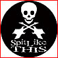 new spit like this pin badge - actual size!