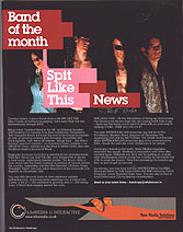 Band Of The Month in JUiCE MAGAZiNE