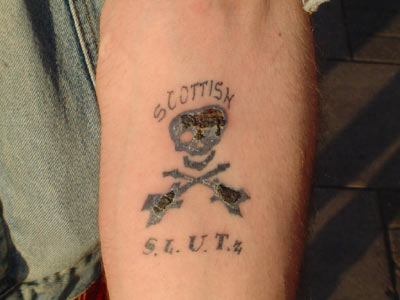 bill's skullox tattoo